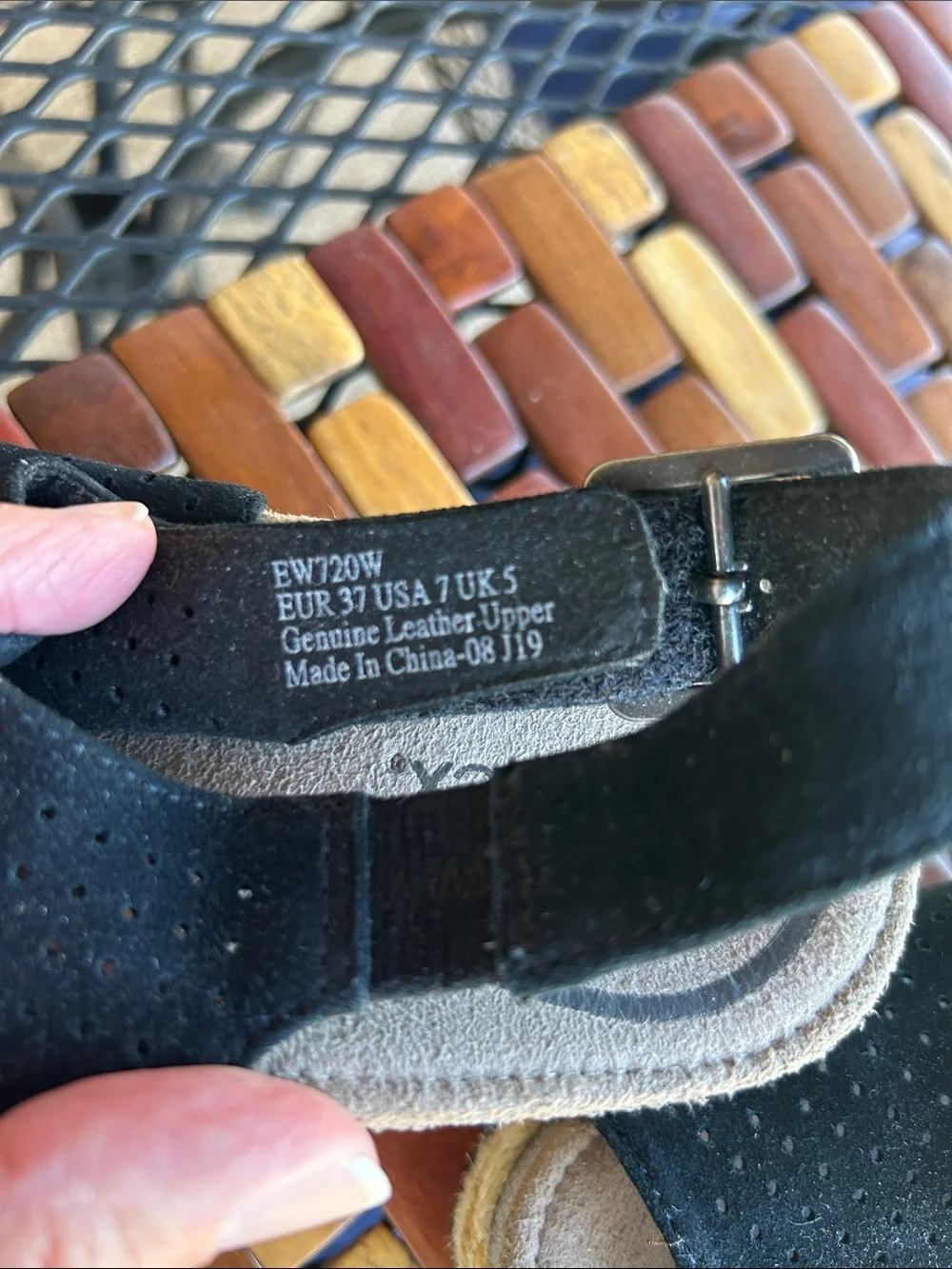 Aetrex Espadrille Wedge Sandals, size 7, EUR 37 NEW - Picture 13 of 13